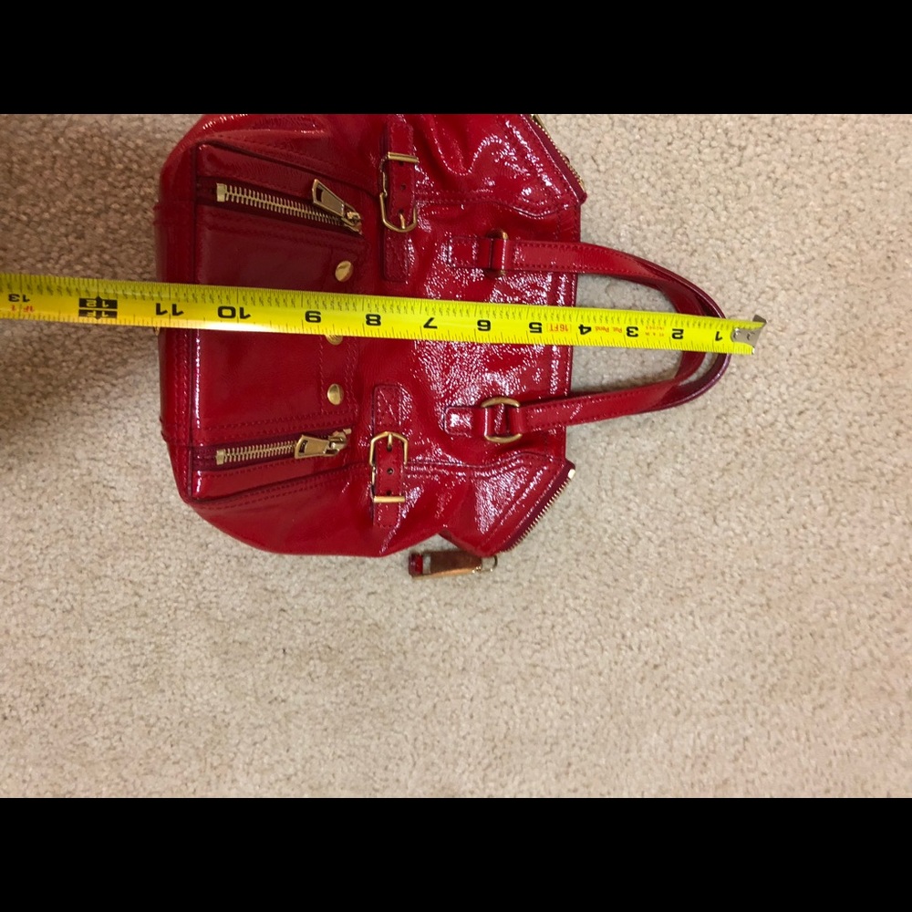 Stunning!YSL mini downtown patent red purse - Picture 6 of 9